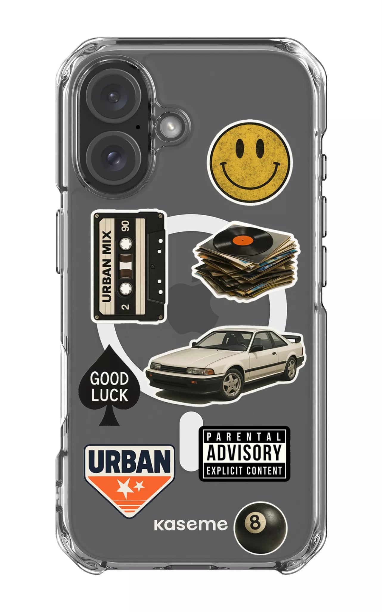 iPhone 16 Clear Case Magsafe Downtown Clear Case -