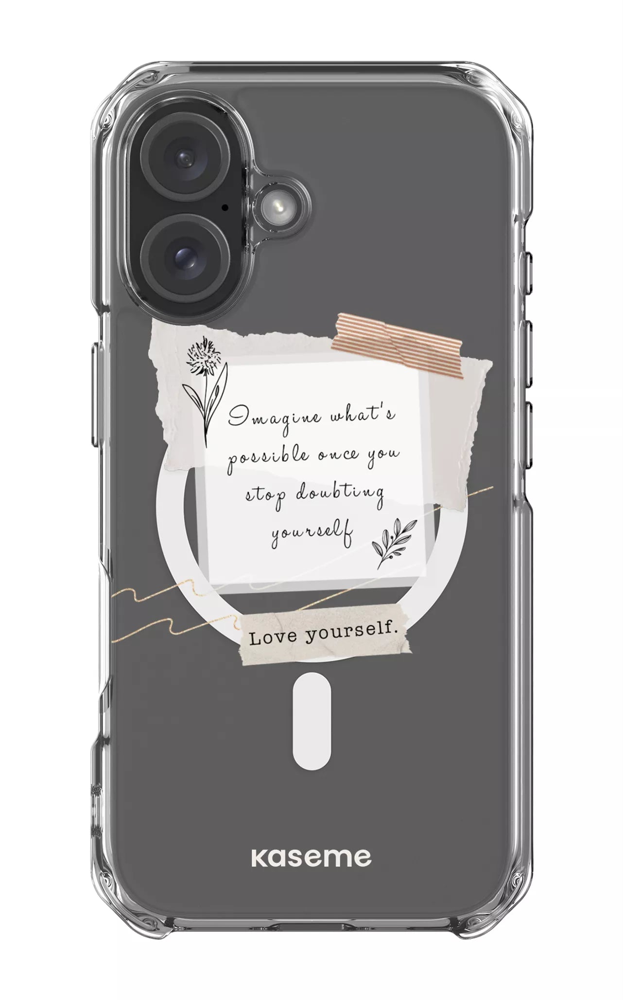 iPhone 16 Clear Case Magsafe Faith Clear Case -