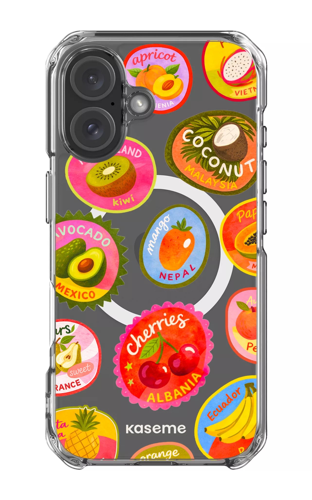 iPhone 16 Clear Case Magsafe Frutti Clear Case -