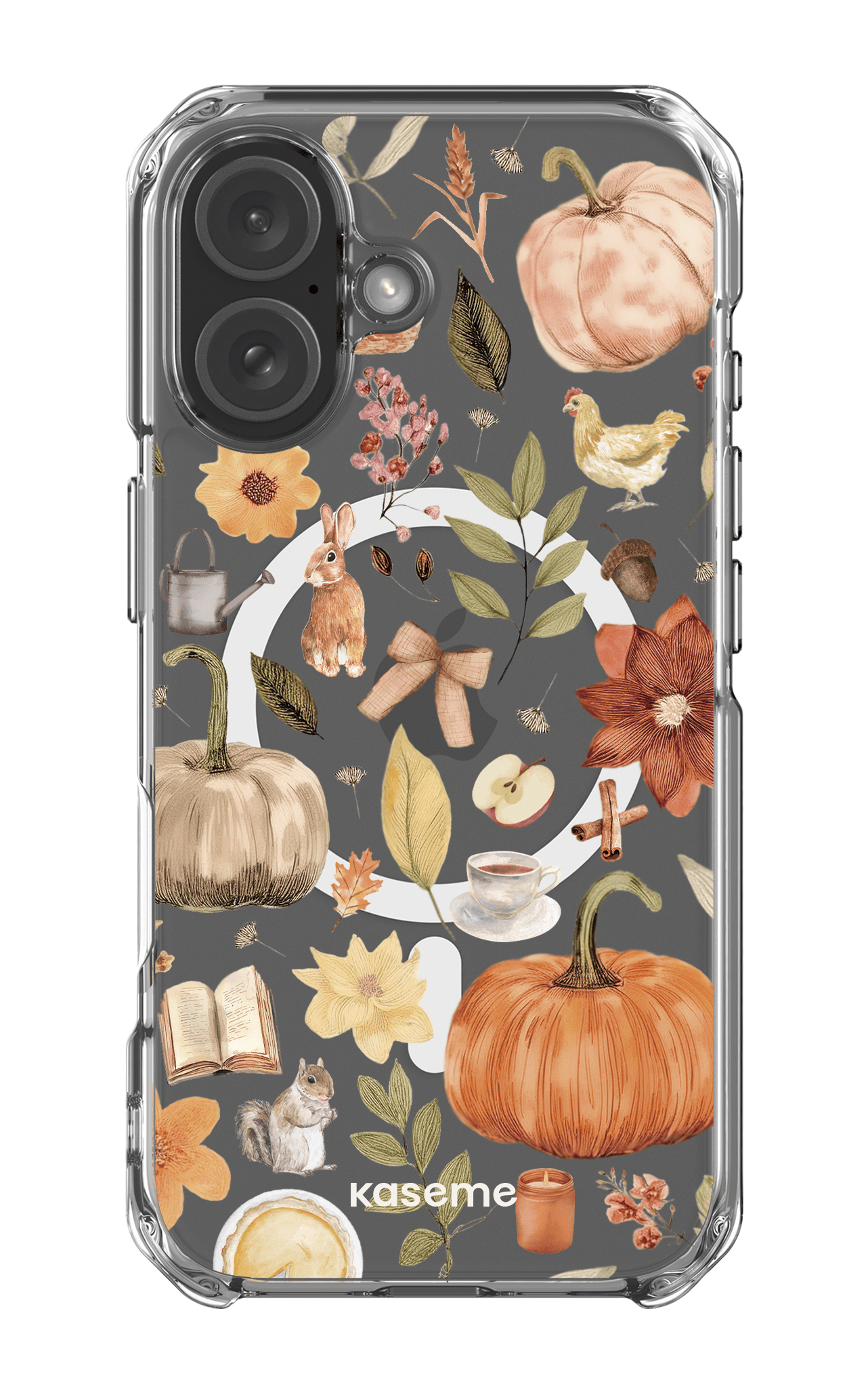 iPhone 16 Clear Case Magsafe Harvest Hues Clear Case -
