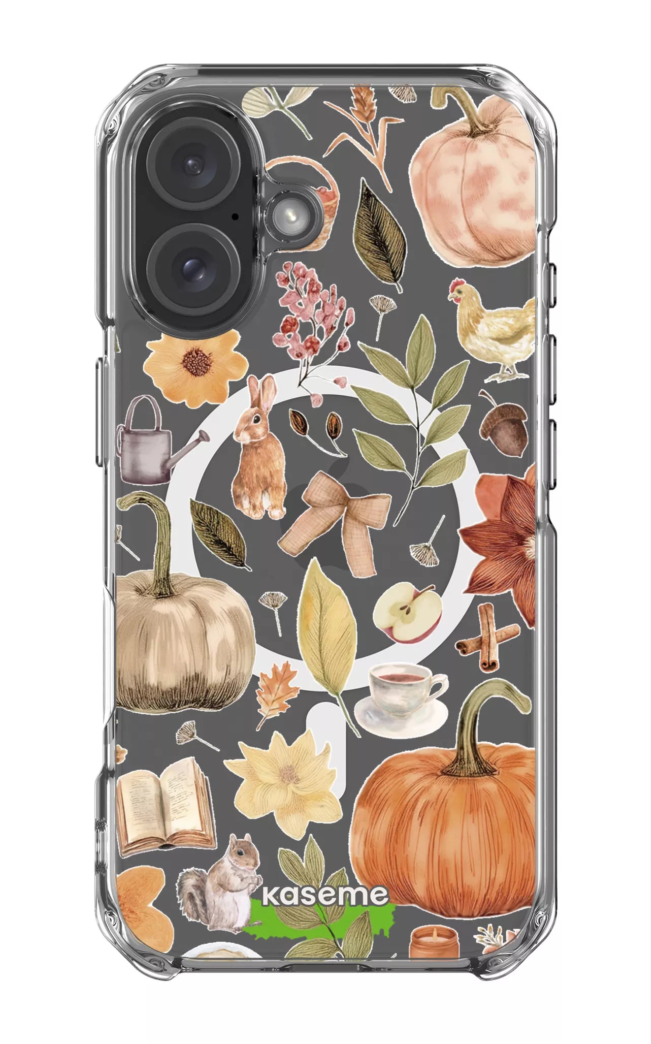 iPhone 16 Clear Case Magsafe Harvest Hues Clear Case -