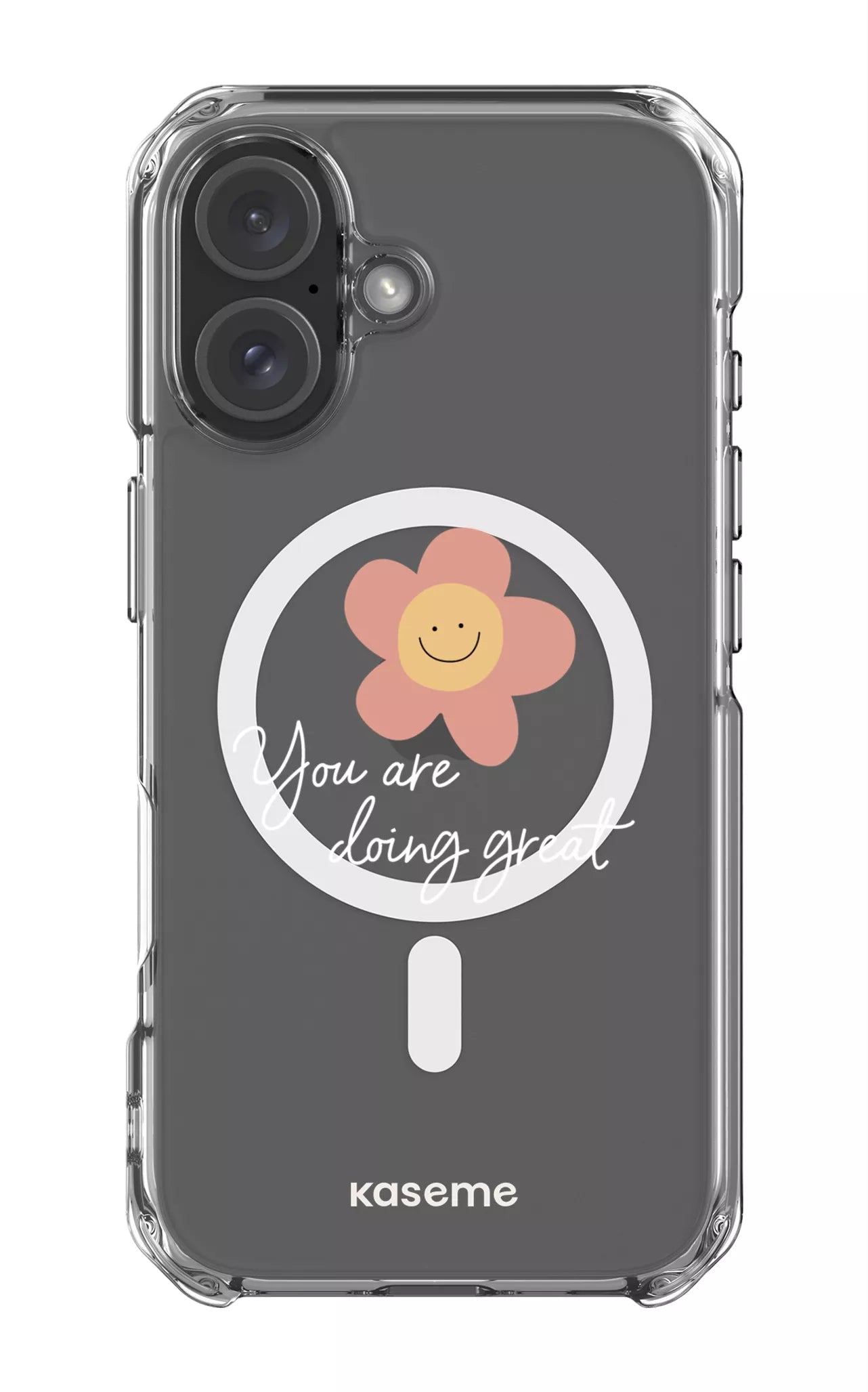 iPhone 16 Clear Case Magsafe Keep going Clear Case -