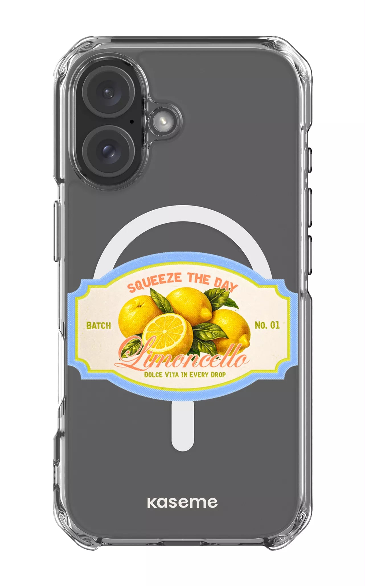 iPhone 16 Clear Case Magsafe Limoncello Clear Case -
