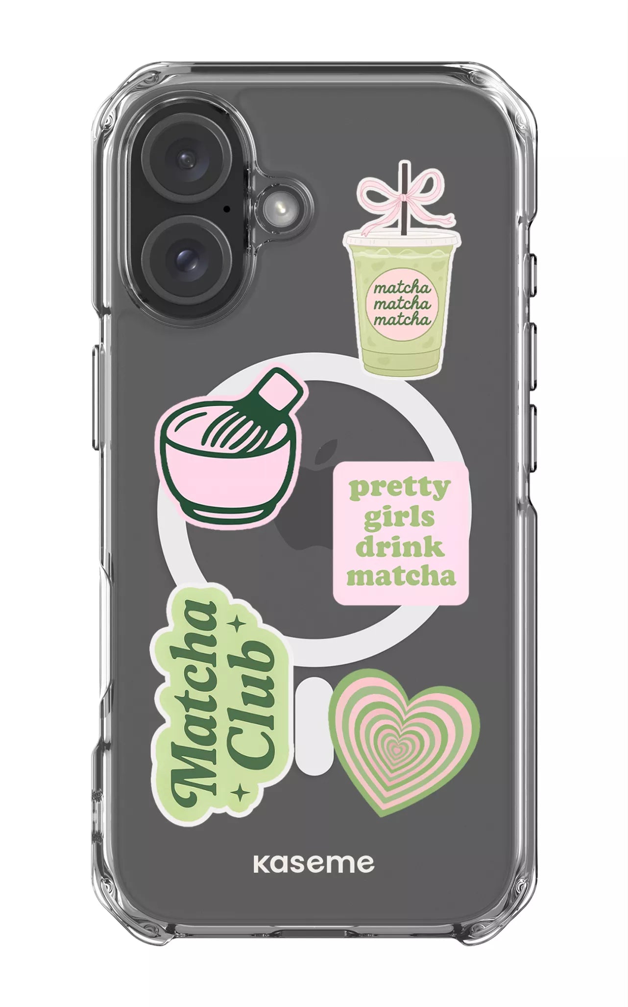 iPhone 16 Clear Case Magsafe Matcha Clear Case -