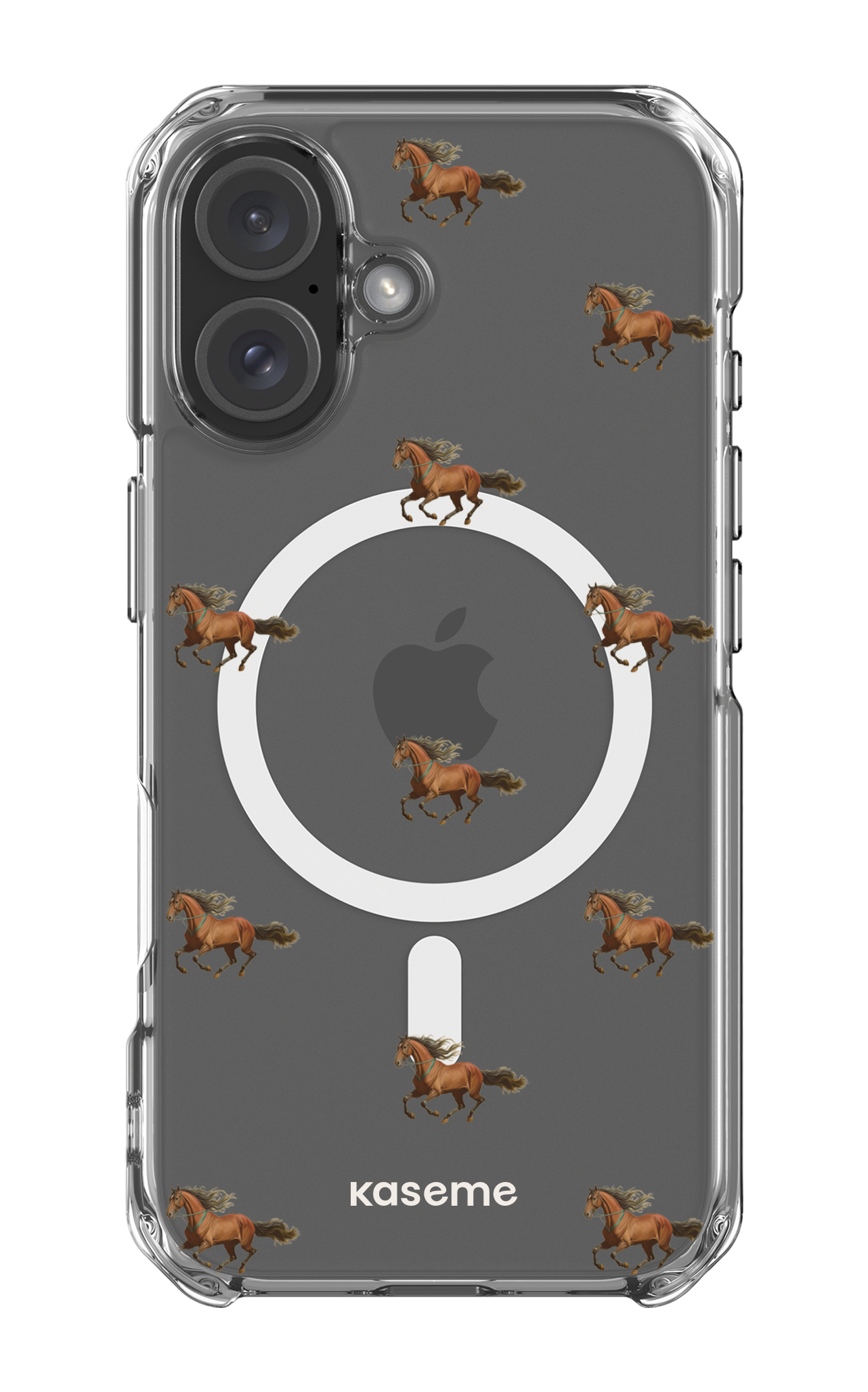 iPhone 16 Clear Case Magsafe Saddle Clear Case -
