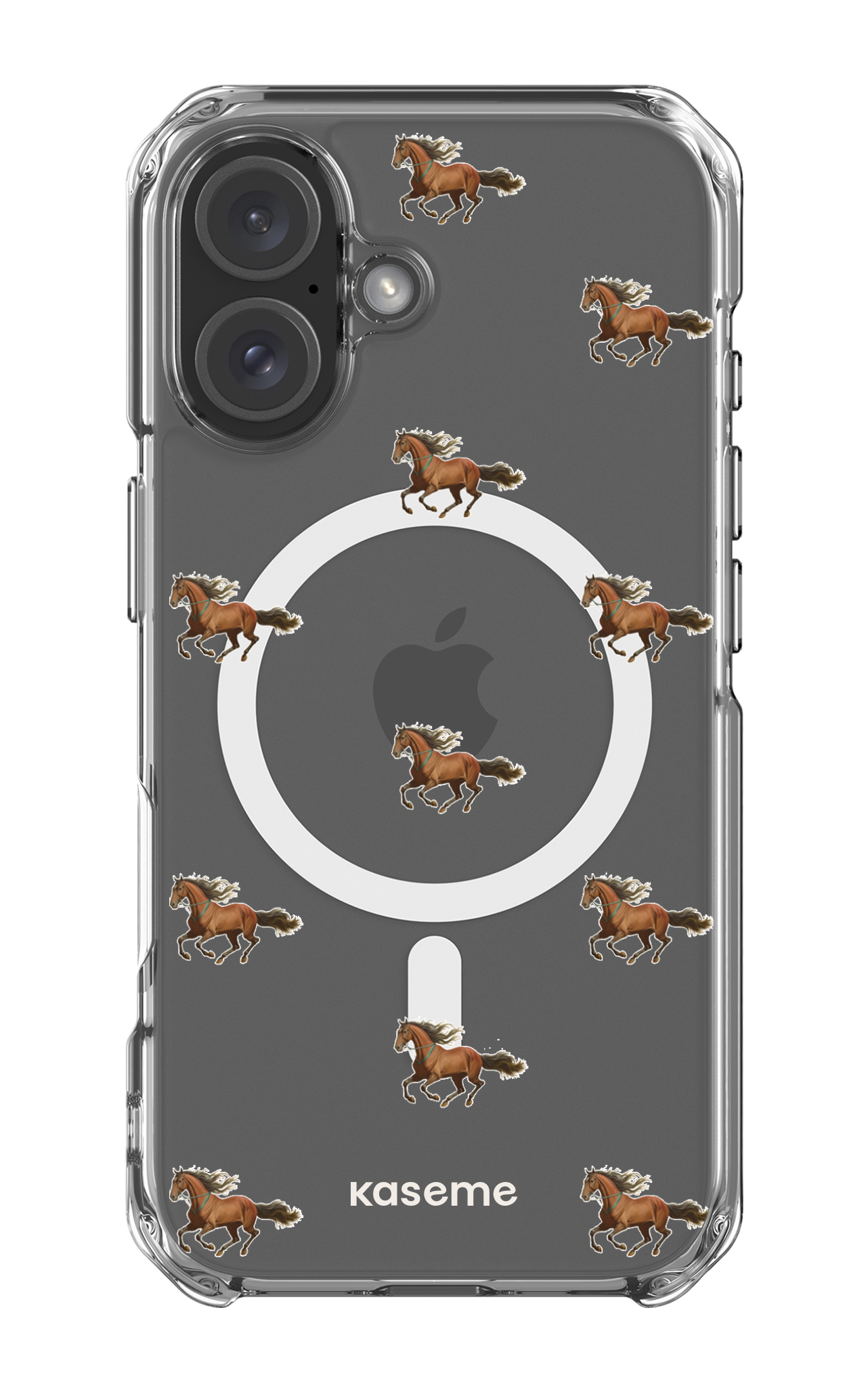 iPhone 16 Clear Case Magsafe Saddle Clear Case -