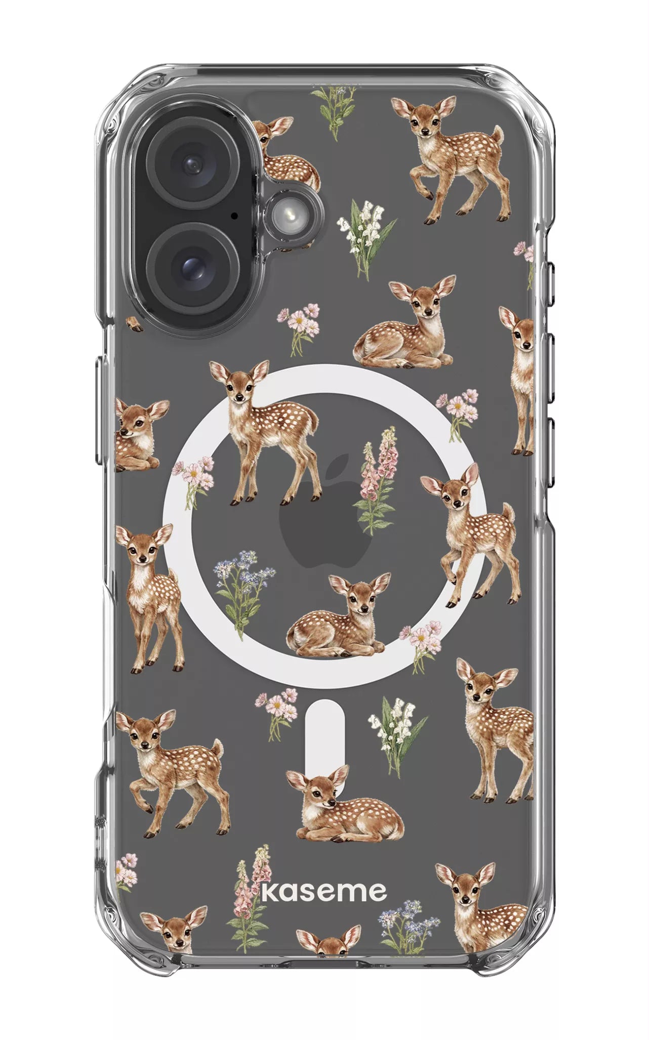 iPhone 16 Clear Case Magsafe Sweet Bambi Clear Case -
