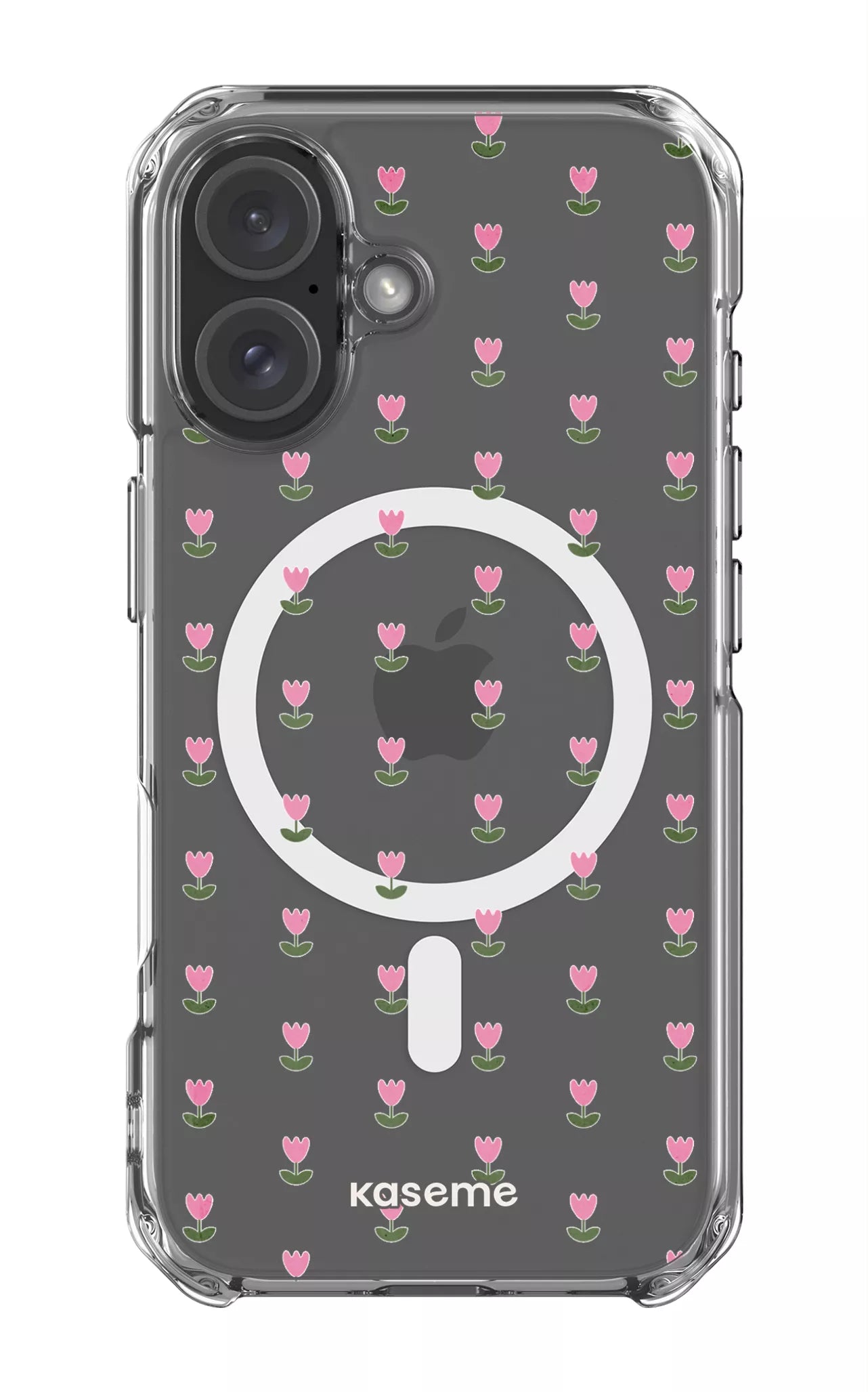 iPhone 16 Clear Case Magsafe Triumph Pink Clear Case -