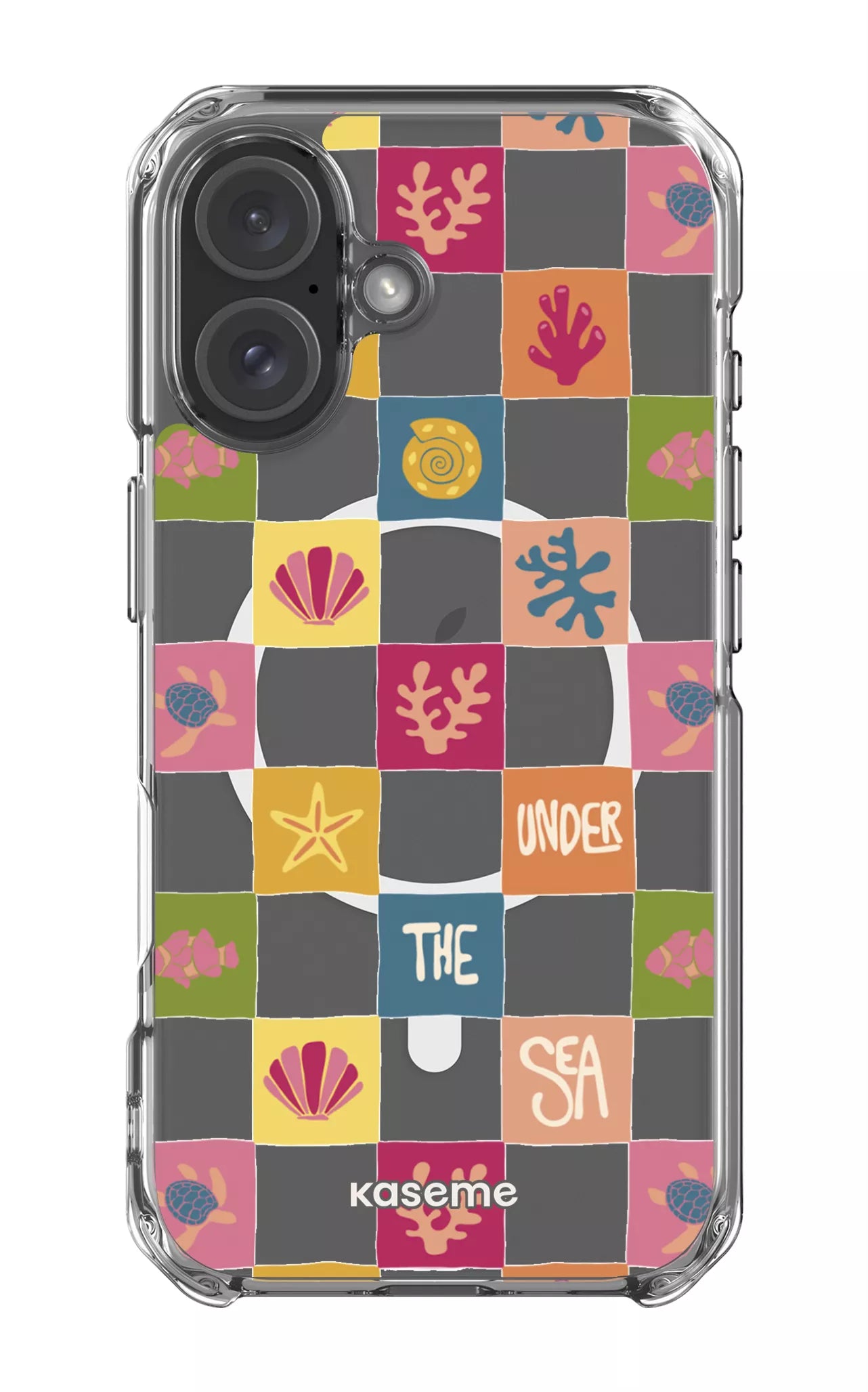 iPhone 16 Clear Case Magsafe Under the sea Clear Case -