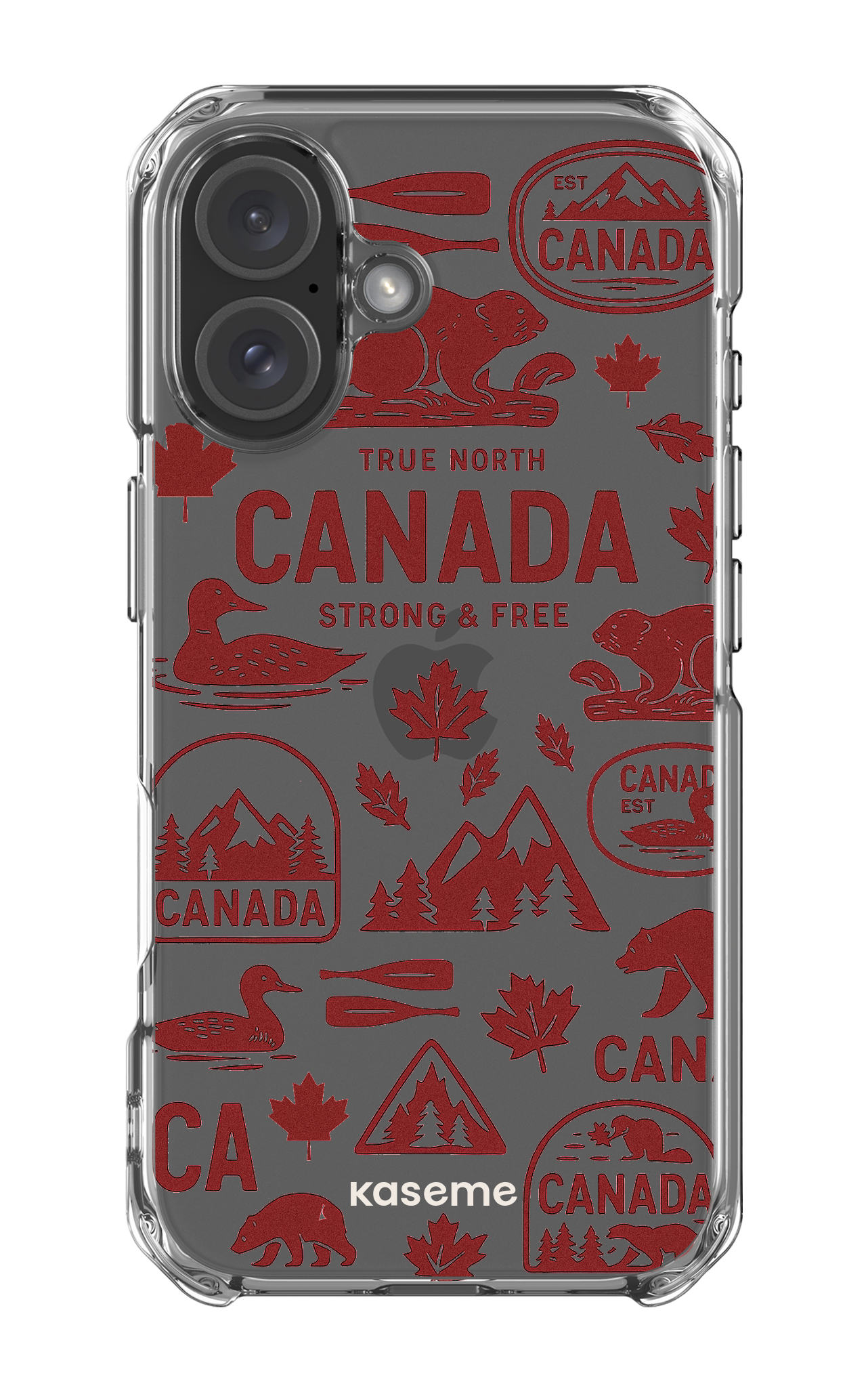 iPhone 16 Clear Case Oh Canada -