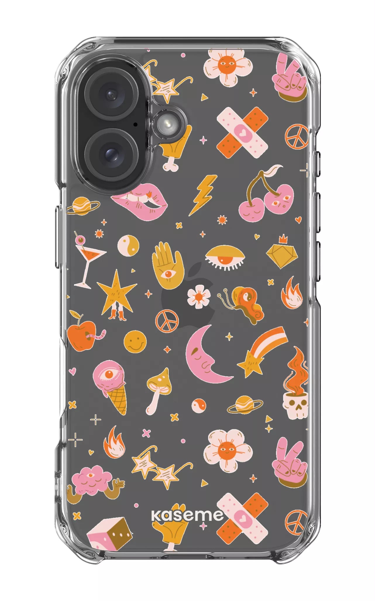 iPhone 16 Clear Case Psycho Clear Case -