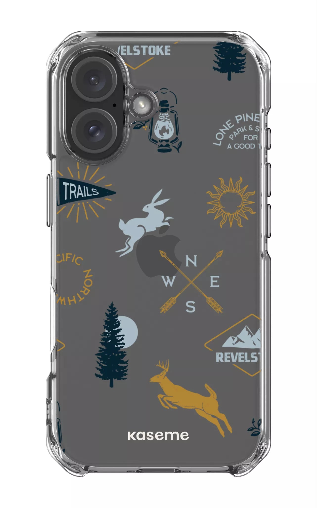 iPhone 16 Clear Case Revelstoke white Clear Case -