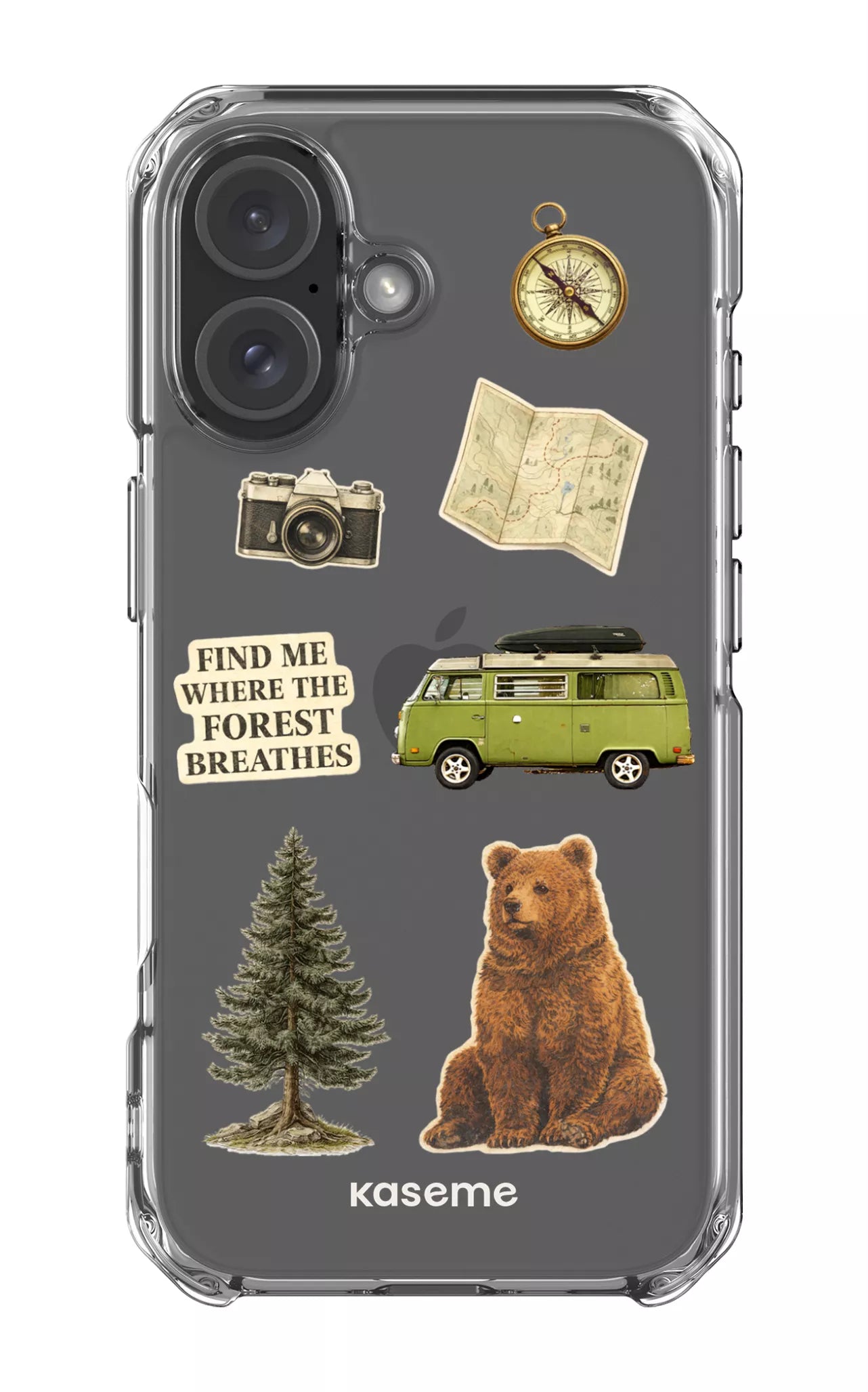 iPhone 16 Clear Case Roamer Clear Case -