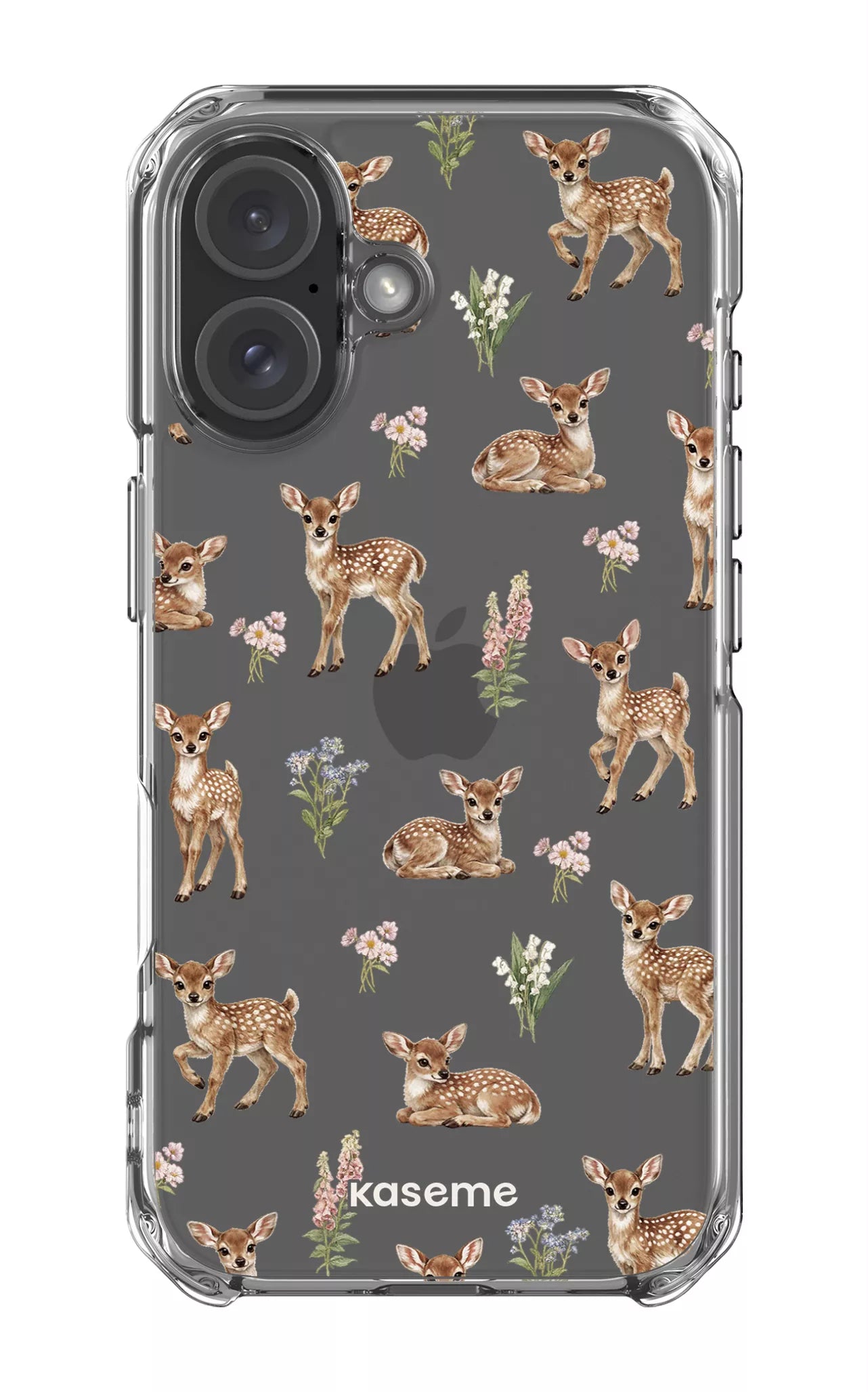iPhone 16 Clear Case Sweet Bambi Clear Case -