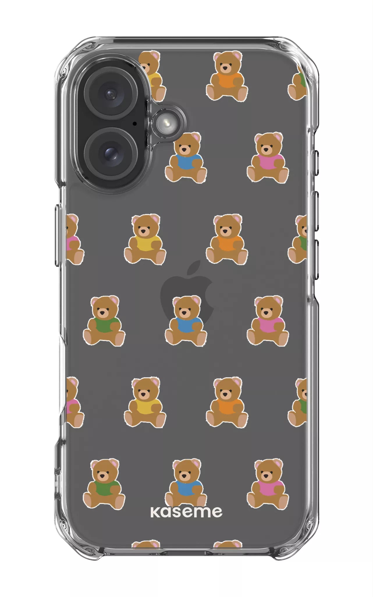 iPhone 16 Clear Case Teddy Clear Case -