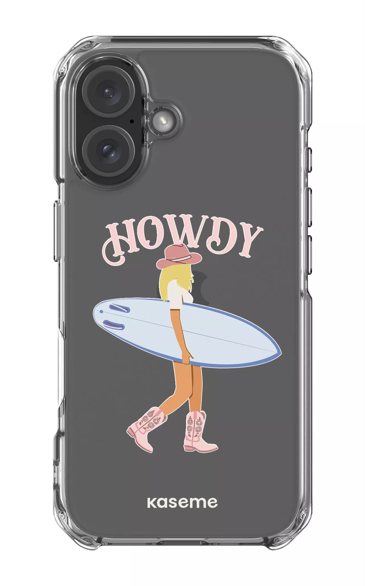 iPhone 16 Clear Case Westsea Pink Clear Case -