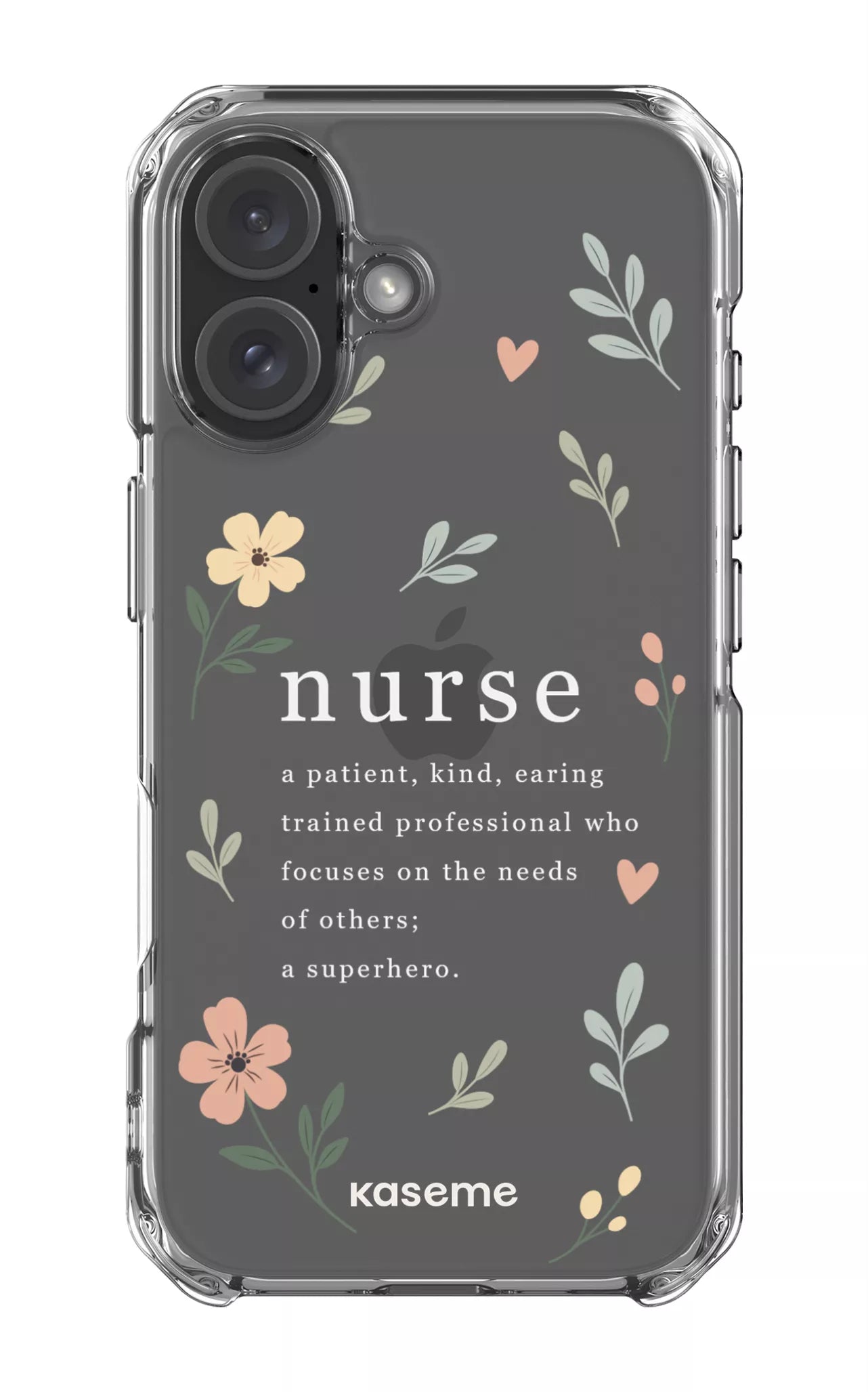 iPhone 16 Clear Case With Heart Clear Case -