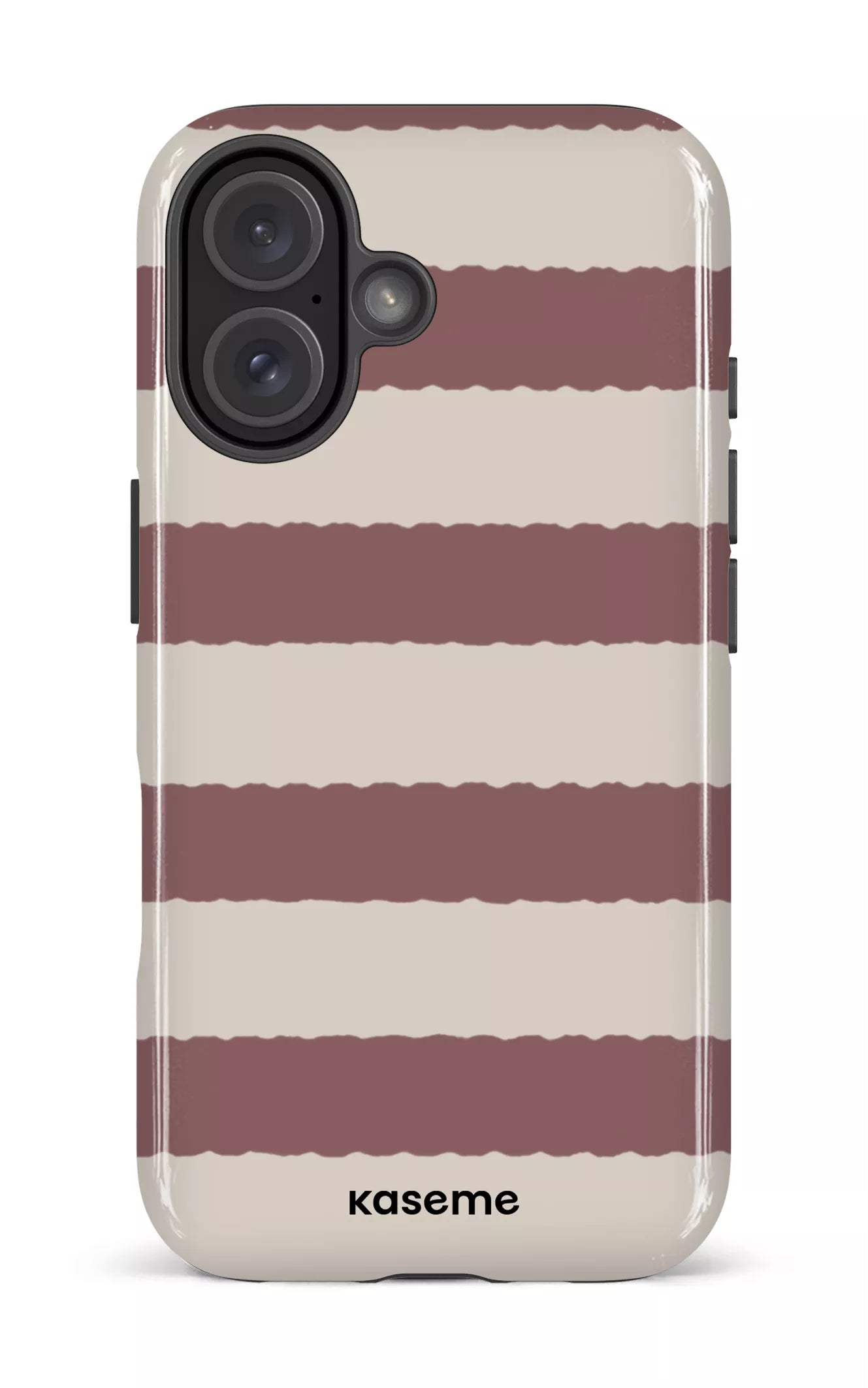 iPhone 16 Impact Case Aligned Brown -
