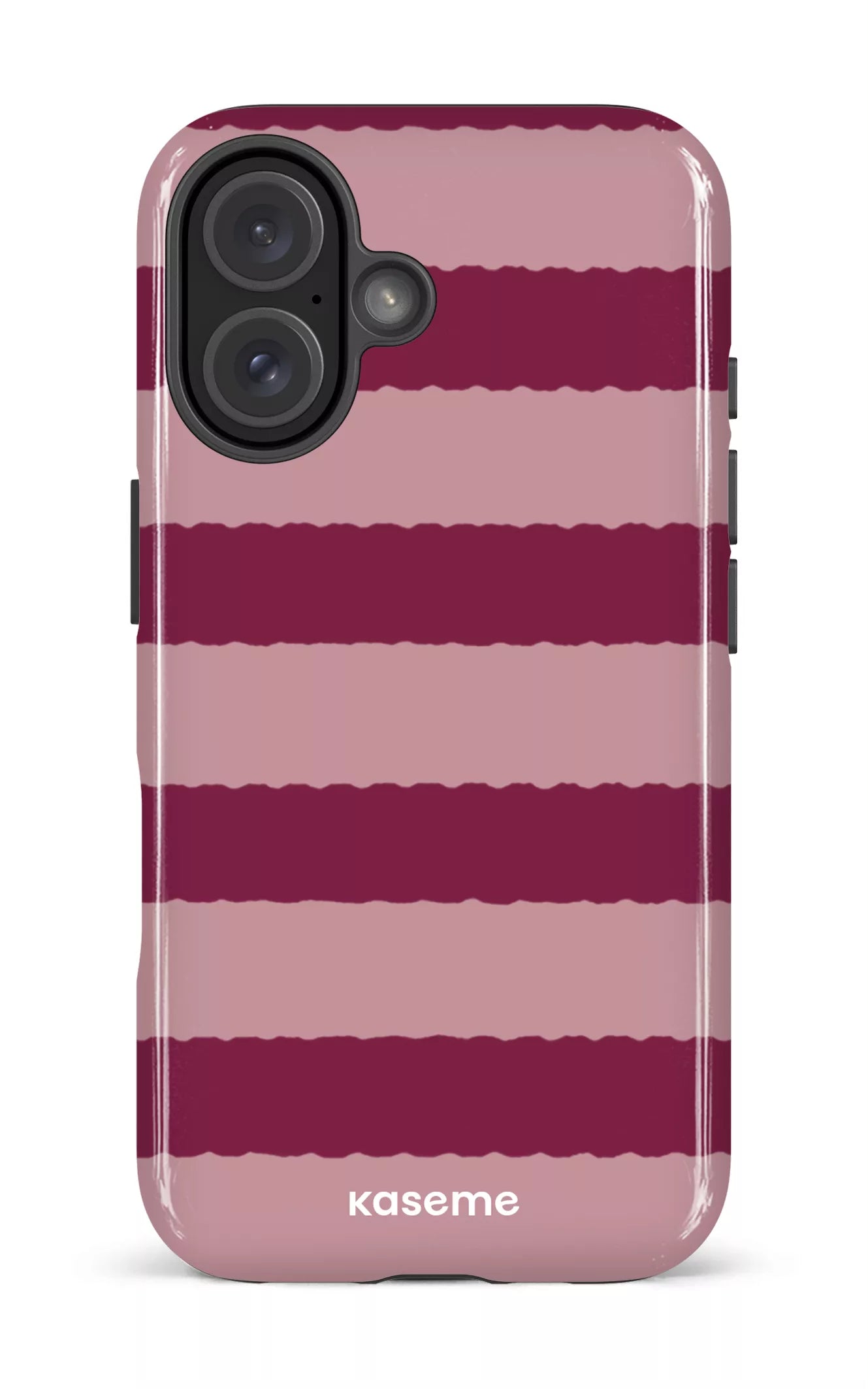 iPhone 16 Impact Case Aligned Burgundy -