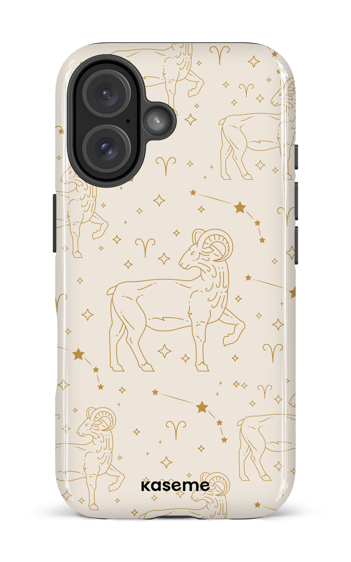 iPhone 16 Impact Case Aries Beige -