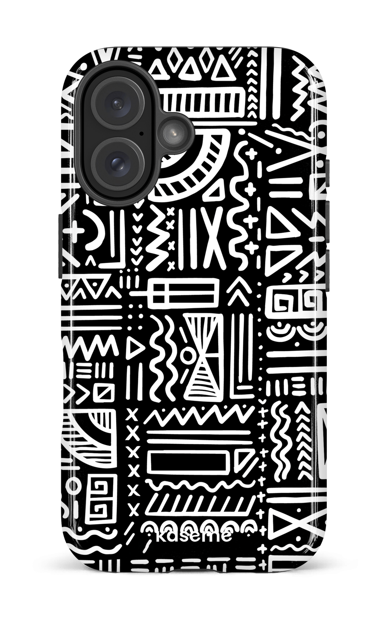iPhone 16 Impact Case Aztec black -