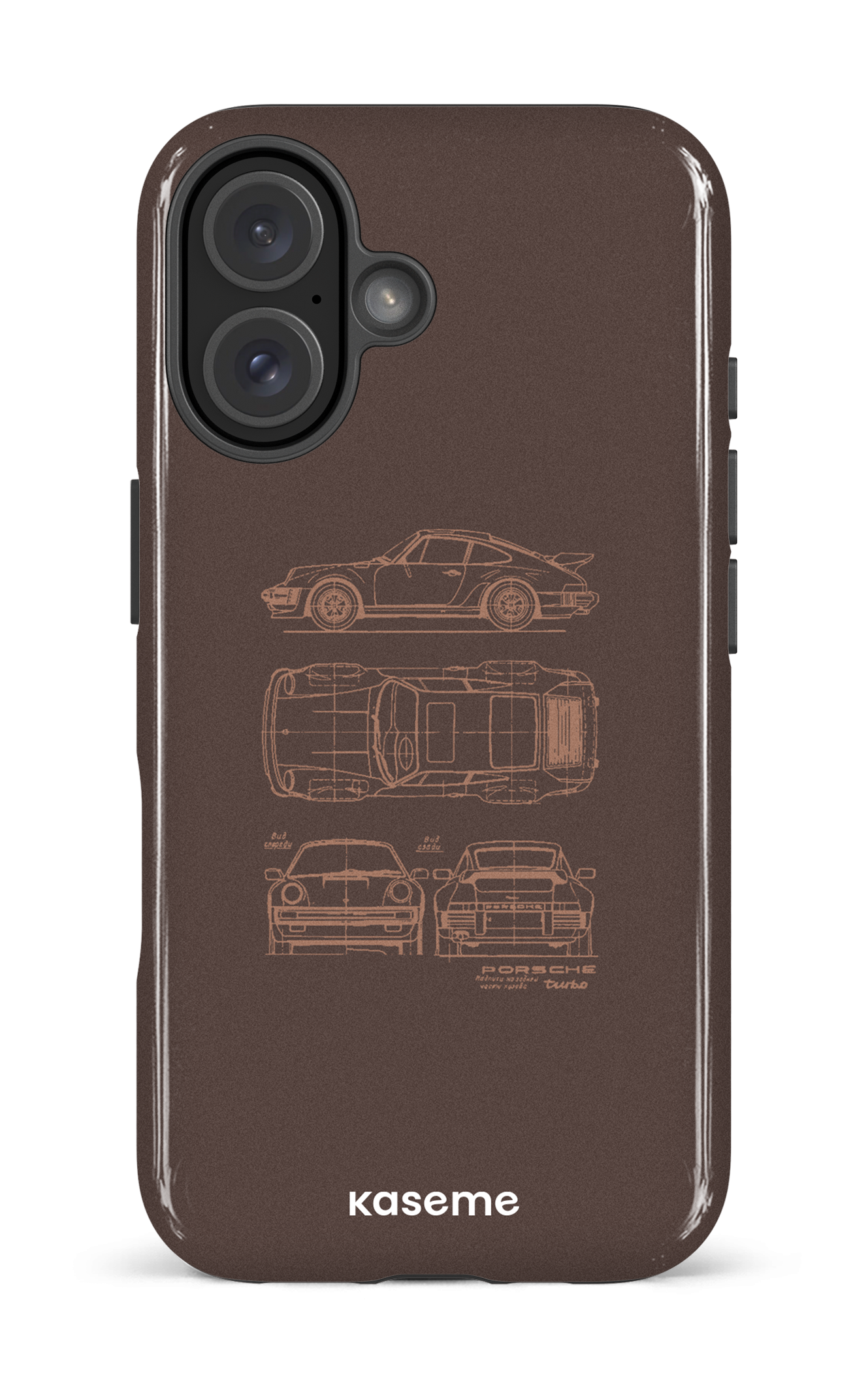 iPhone 16 Impact Case Beat The Traffic Mocha -
