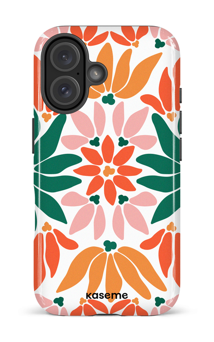 iPhone 16 Impact Case Christmas Bouquet white -