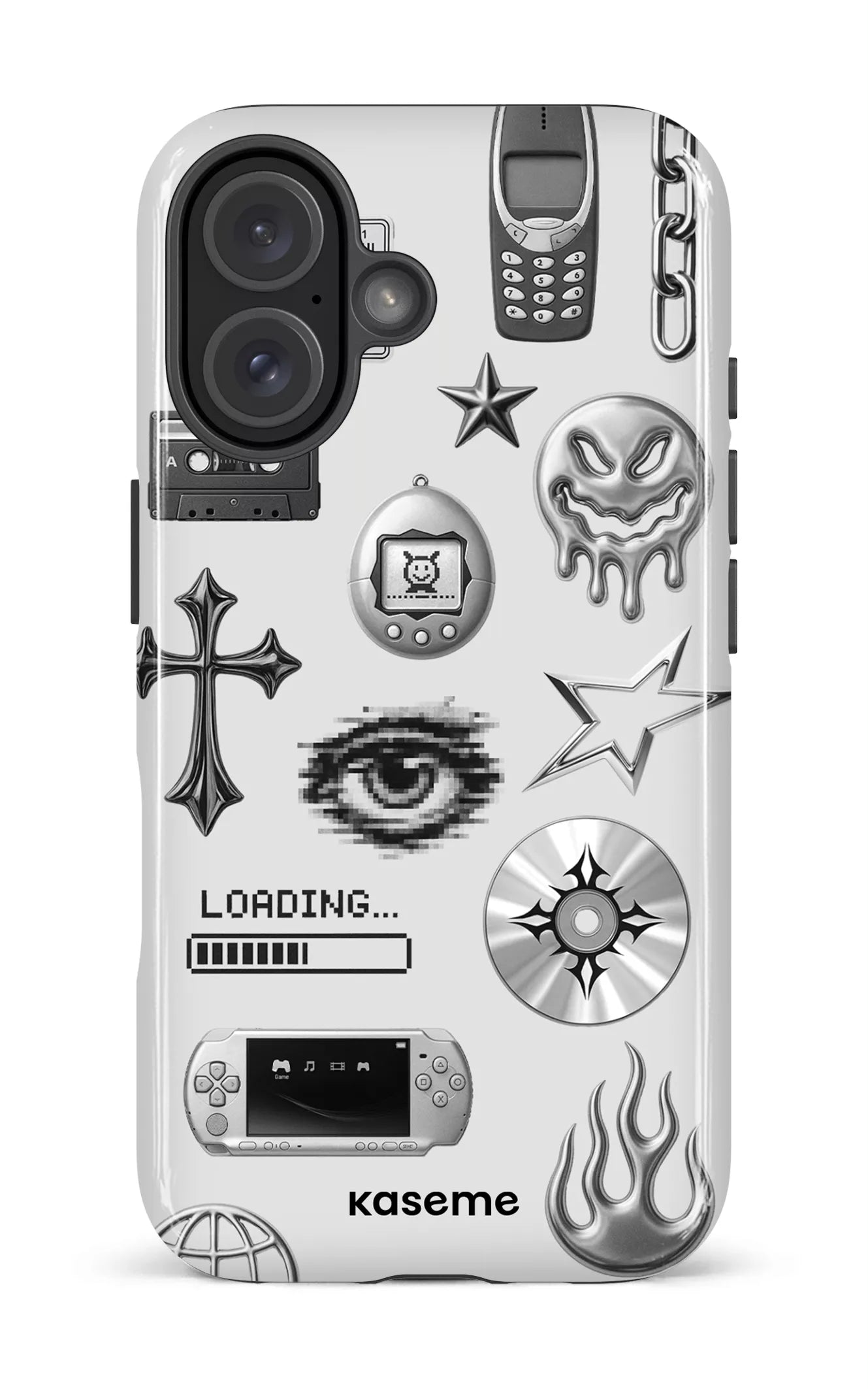 iPhone 16 Impact Case Chrome -