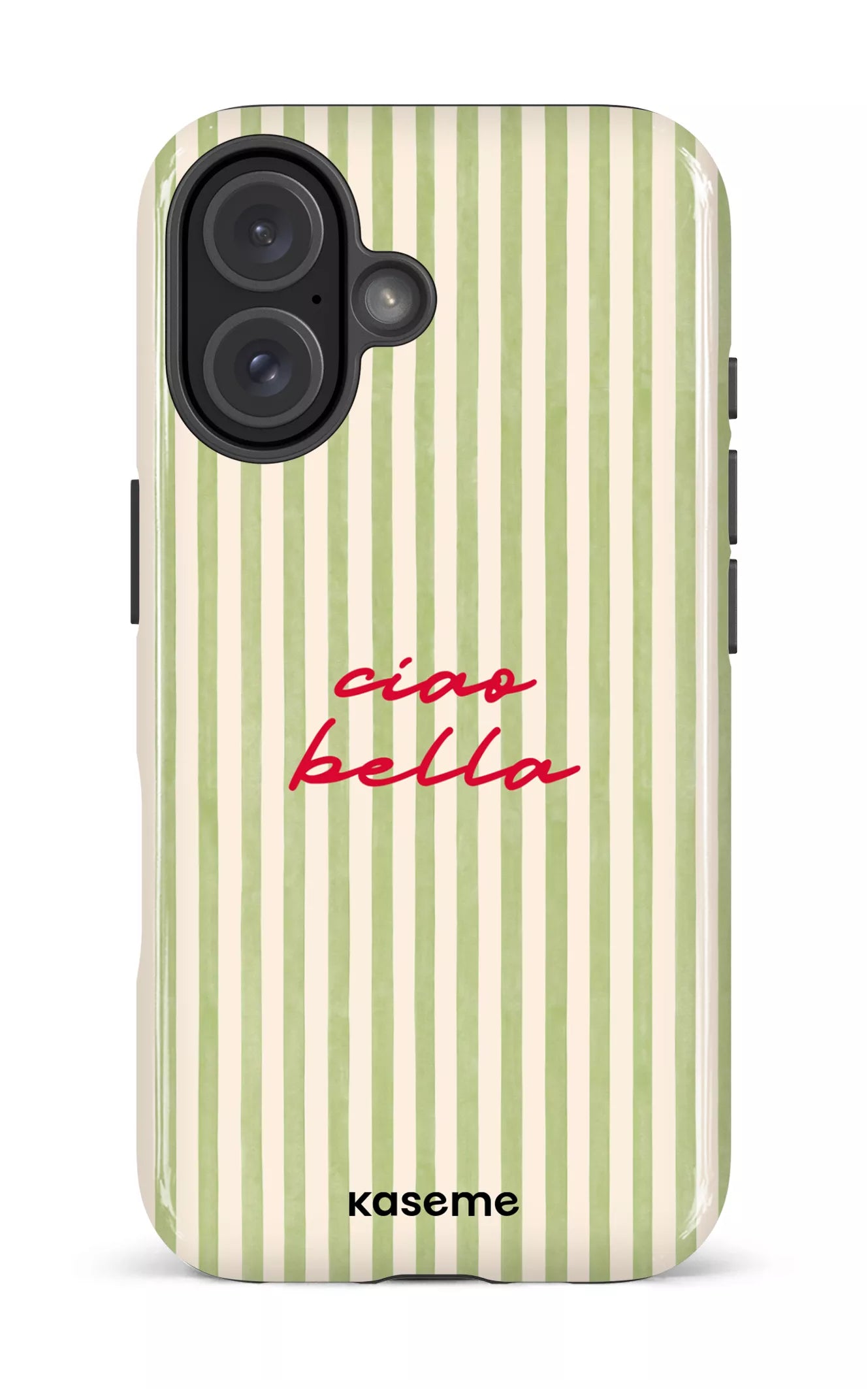 iPhone 16 Impact Case Ciao Bella Green -