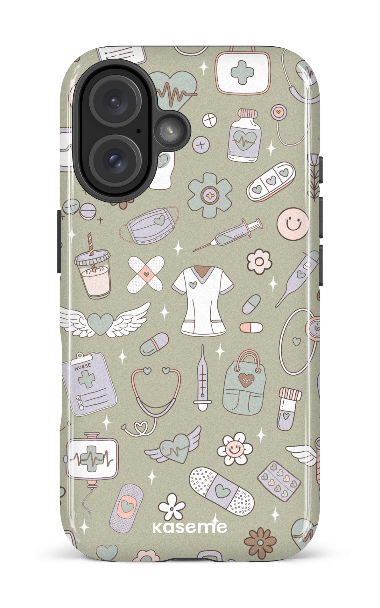 iPhone 16 Impact Case Code Green -