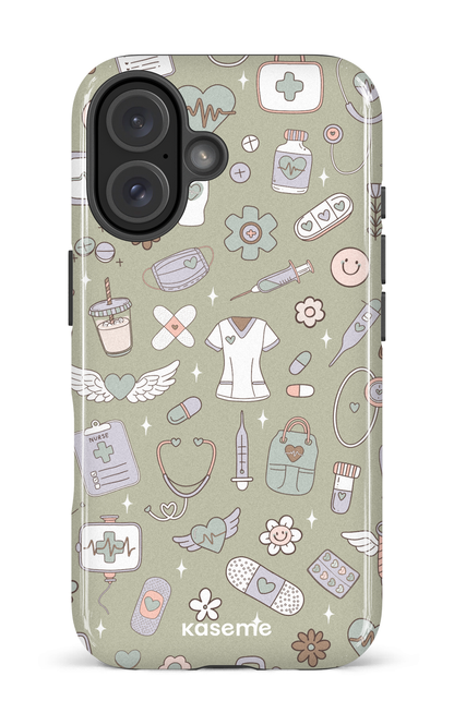 iPhone 16 Impact Case Code Green -