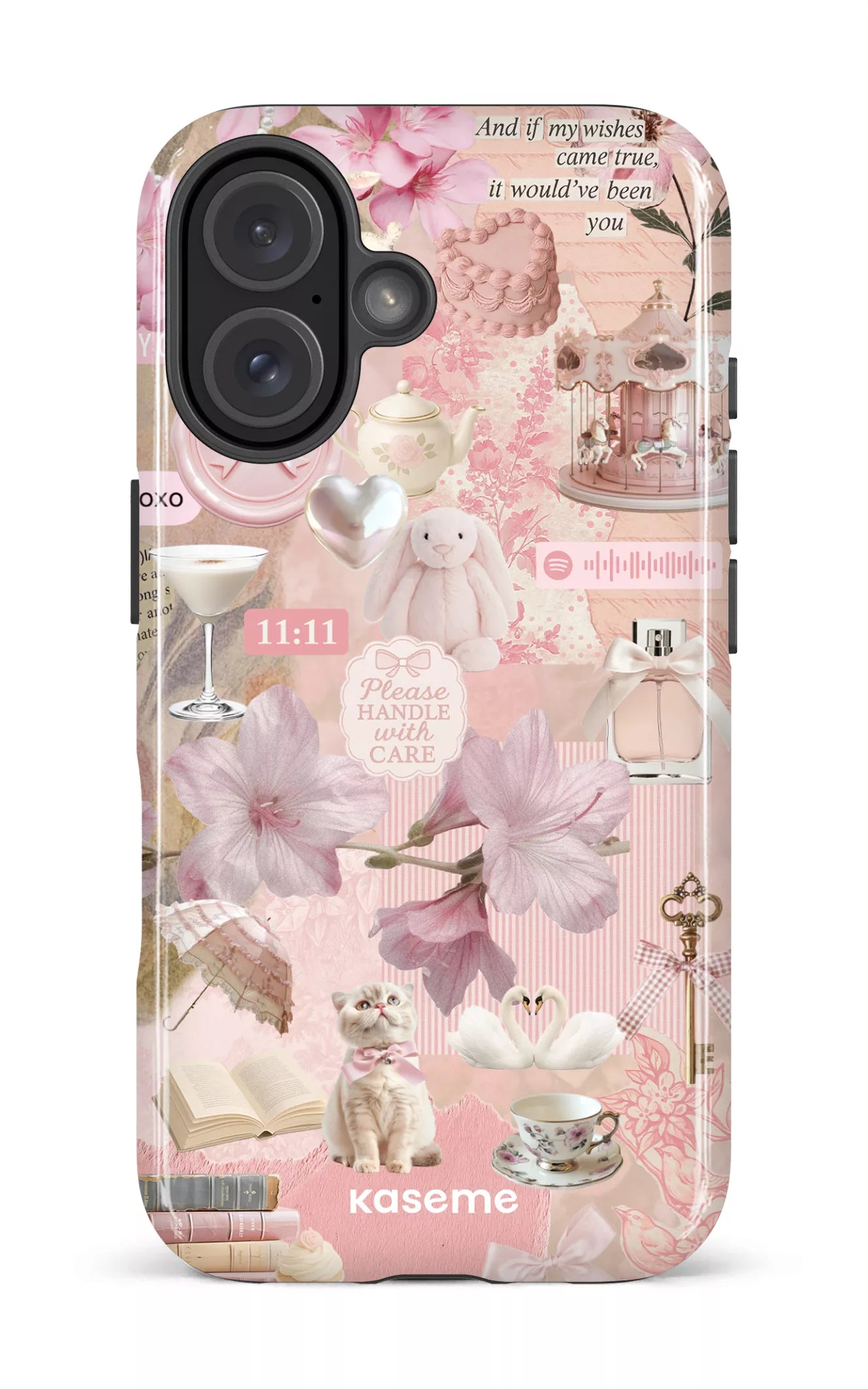 iPhone 16 Impact Case Coquette Diary -