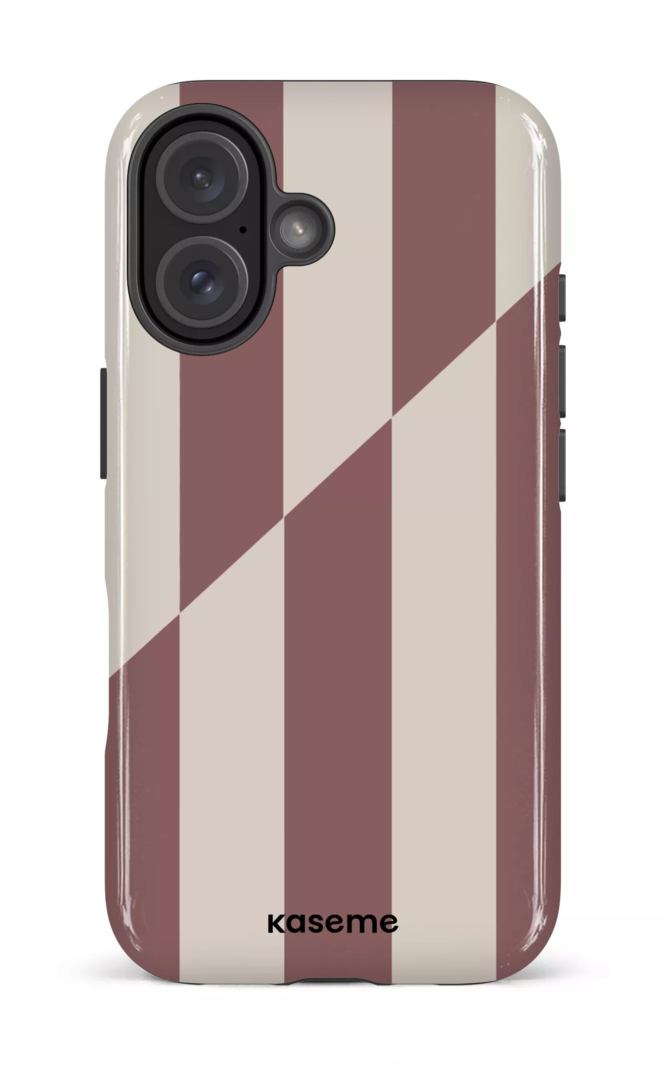 iPhone 16 Impact Case Divided Brown -