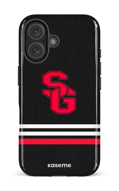 iPhone 16 Impact Case Dragons PSG Noir -
