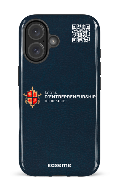 iPhone 16 Impact Case EEB Bleu QR -