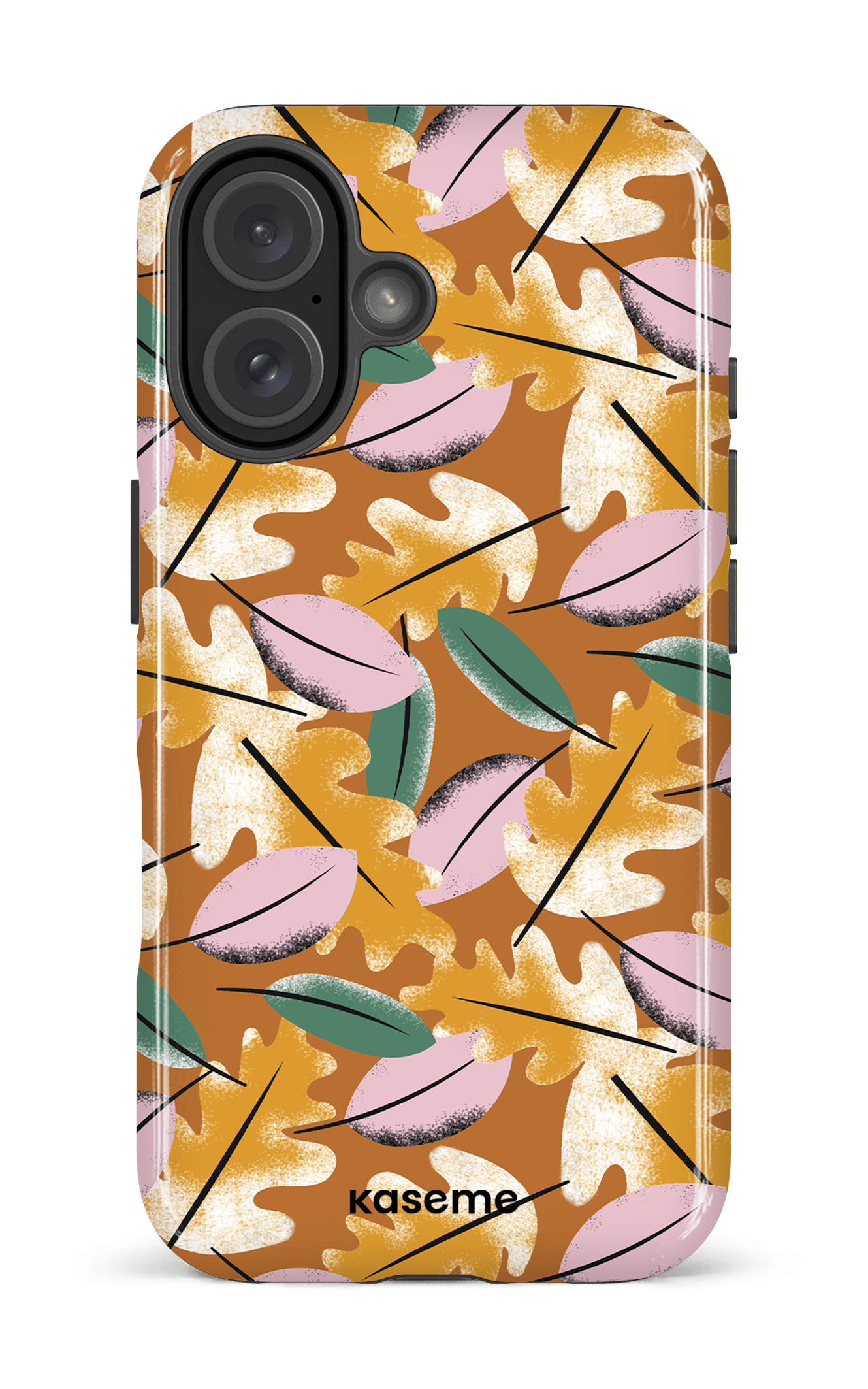 iPhone 16 Impact Case Flyleaf Brown -