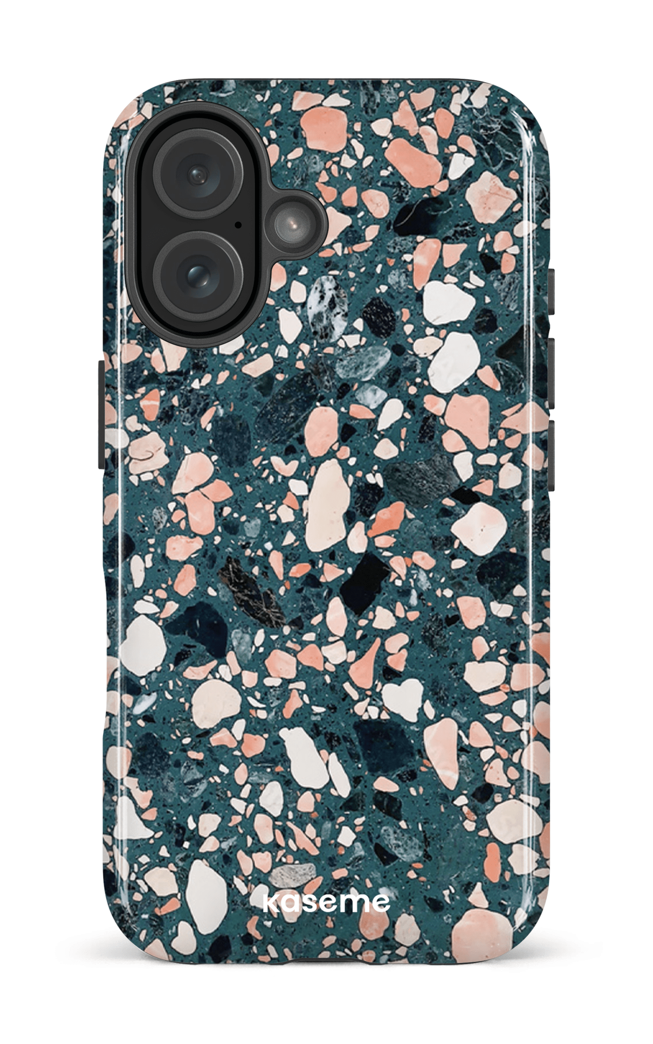 iPhone 16 Impact Case Frozen stone Blue -