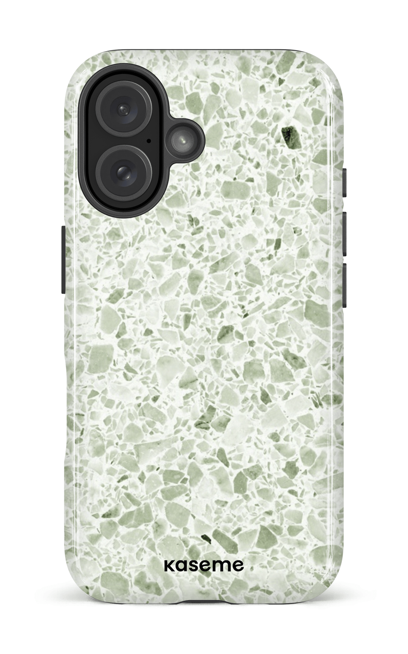 iPhone 16 Impact Case Frozen stone green -