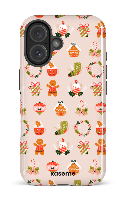 iPhone 16 Impact Case Gingerbread -