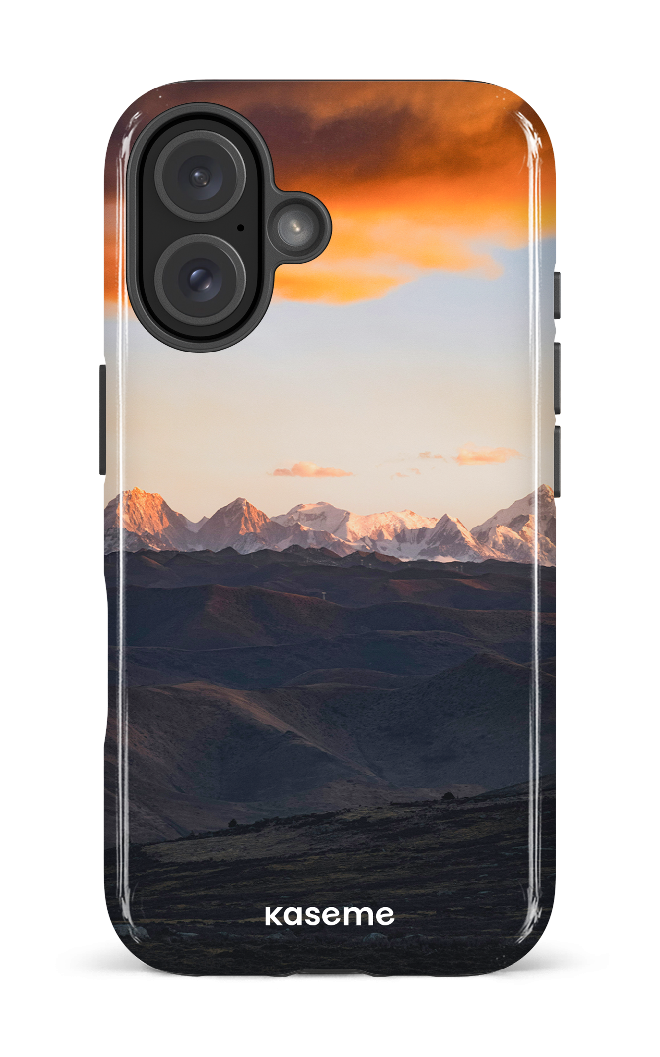 iPhone 16 Impact Case Golden Peaks -
