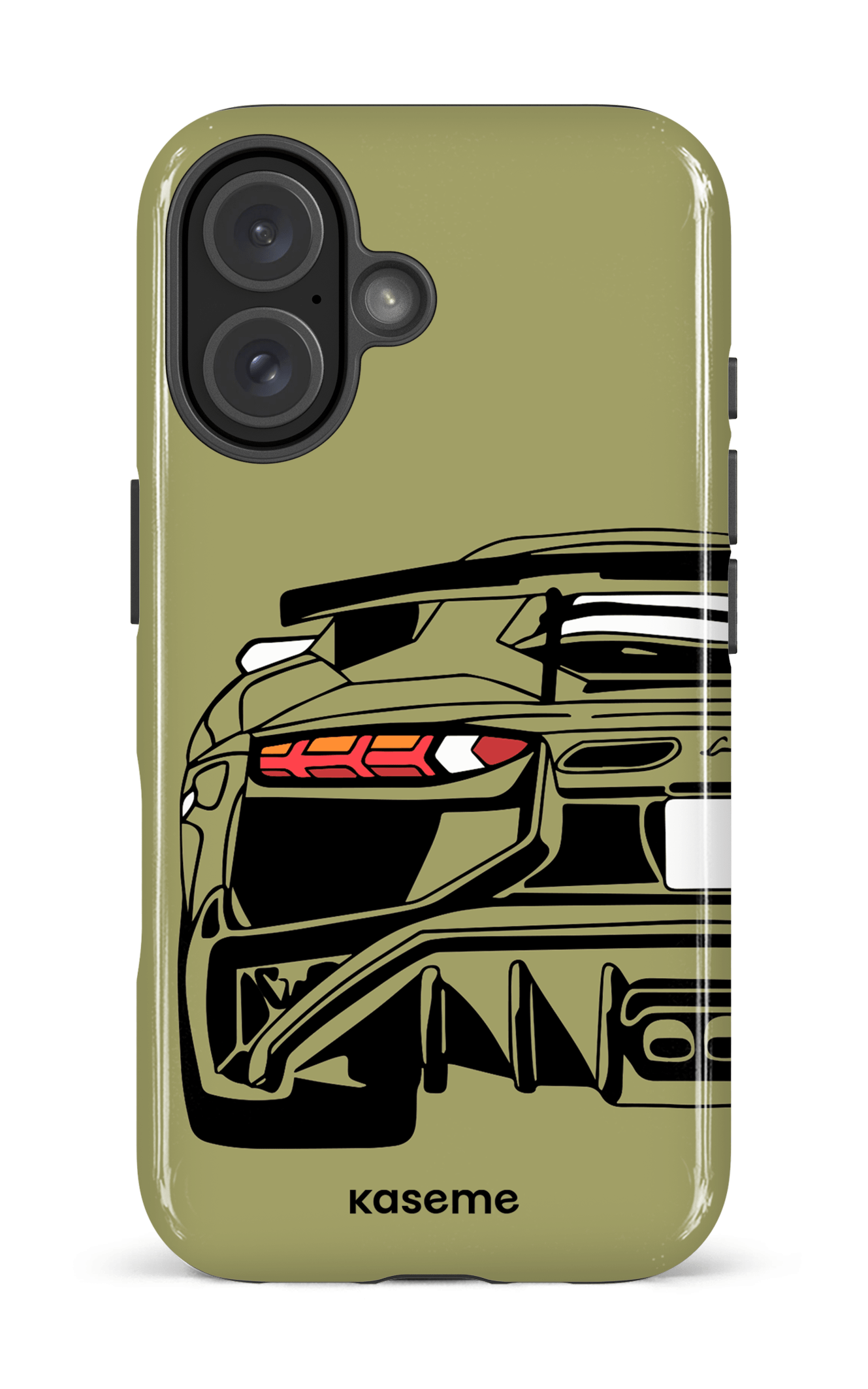 iPhone 16 Impact Case Lambo Green -