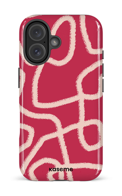 iPhone 16 Impact Case Lifeline magenta -
