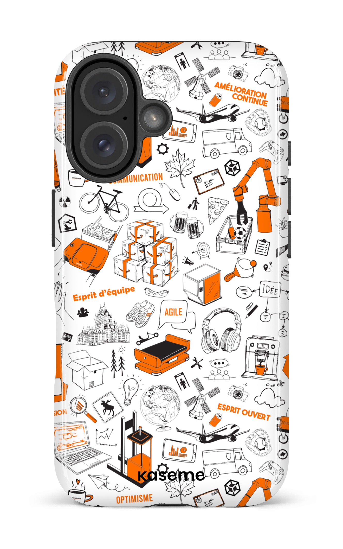 iPhone 16 Impact Case Murale Vanderlande -