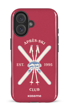 iPhone 16 Impact Case Off-Track Red -