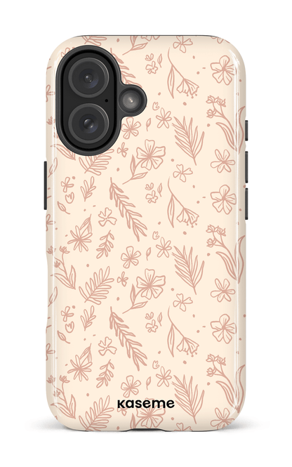 iPhone 16 Impact Case Olive Branch Pink -
