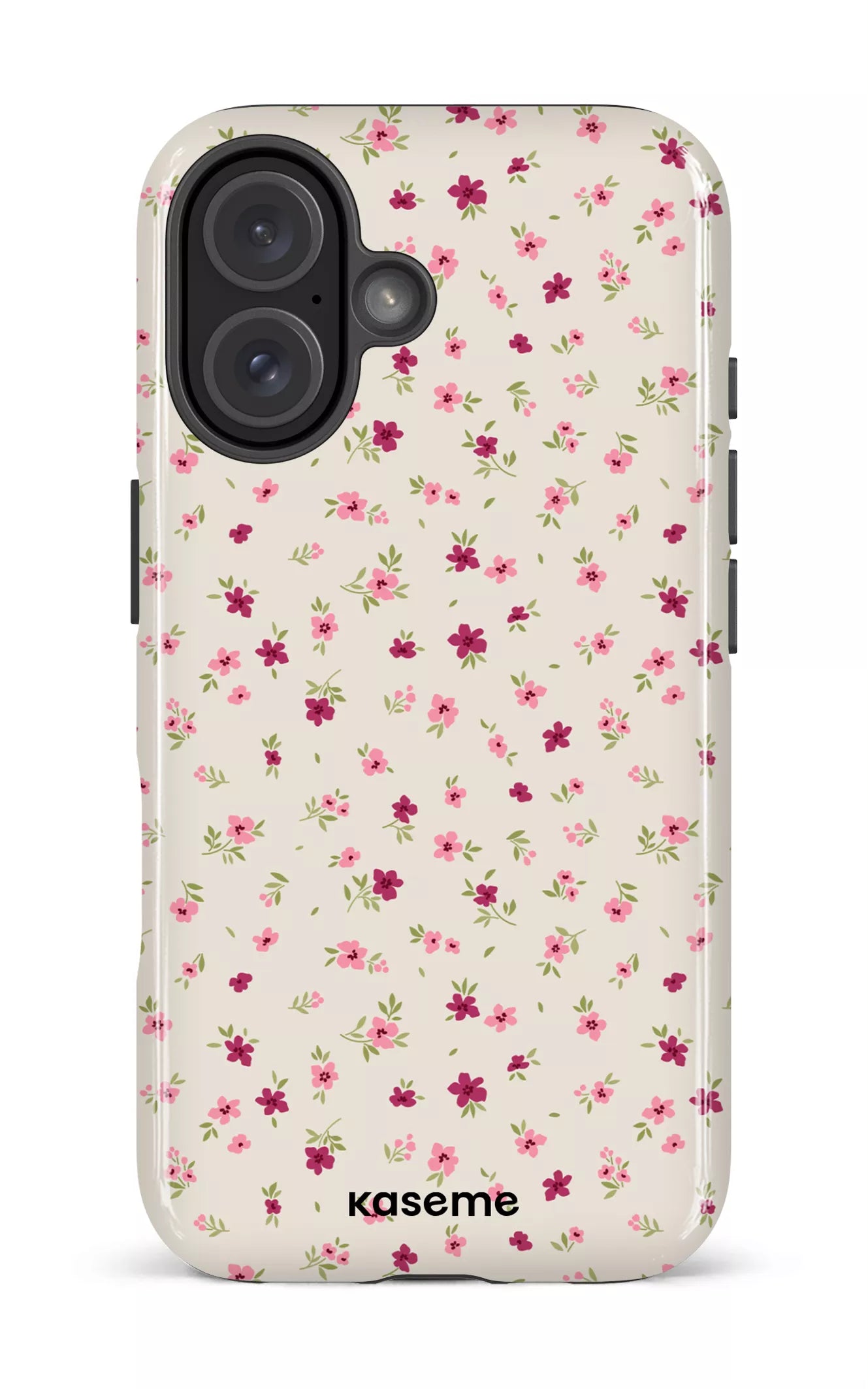 iPhone 16 Impact Case Porcelain Blossom Pink -