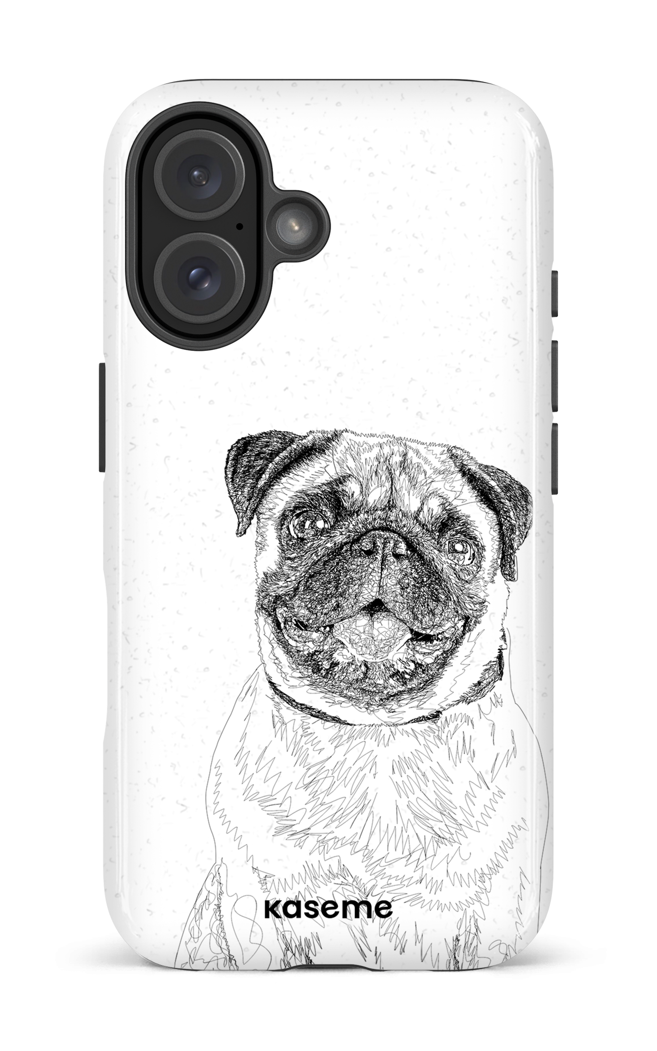 iPhone 16 Impact Case Pug -