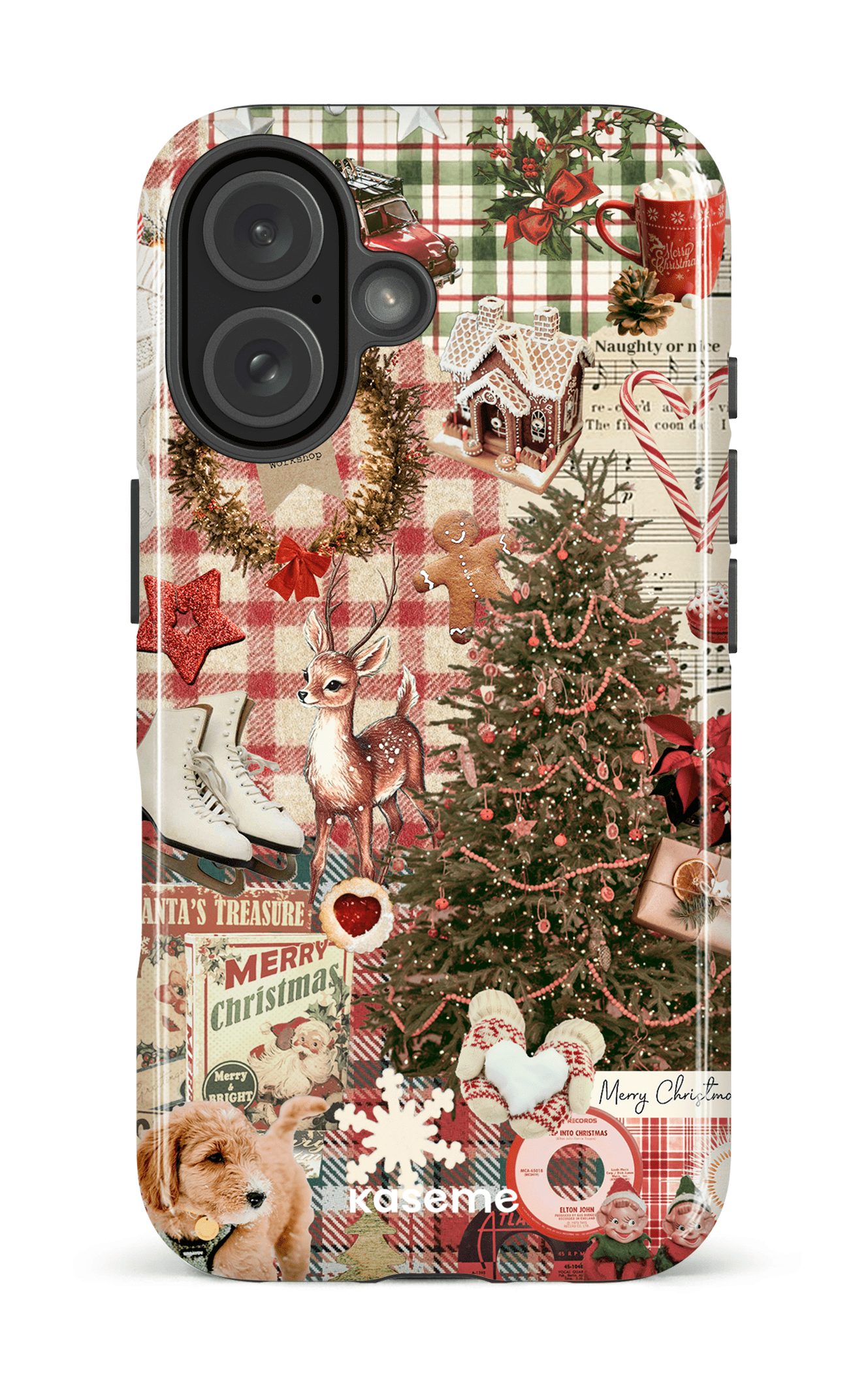 iPhone 16 Impact Case Santa's Treasure -