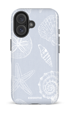 iPhone 16 Impact Case Shell & Shore Blue -