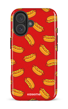 iPhone 16 Impact Case Steam Red -